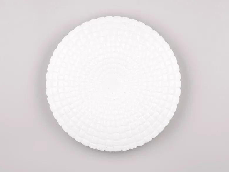 LED Deckenleuchte VEGA Weiß Sternenhimmel Effekt, Ø 33cm