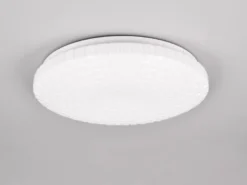 LED Deckenleuchte VEGA Weiß Sternenhimmel Effekt, Ø 33cm