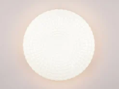 LED Deckenleuchte VEGA Weiß Sternenhimmel Effekt, Ø 33cm