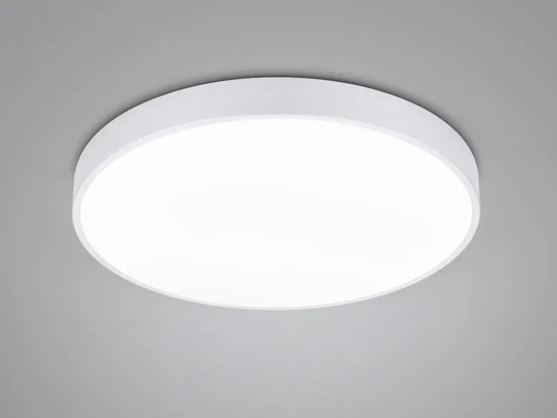 LED Deckenleuchte WACO Weiß extern dimmbar, hell mit 6.200 Lumen Ø 49cm
