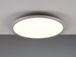 LED Deckenleuchte YUMA flach mit Fernbedienung, 3 Lichtfarben & RGB, Ø 40cm