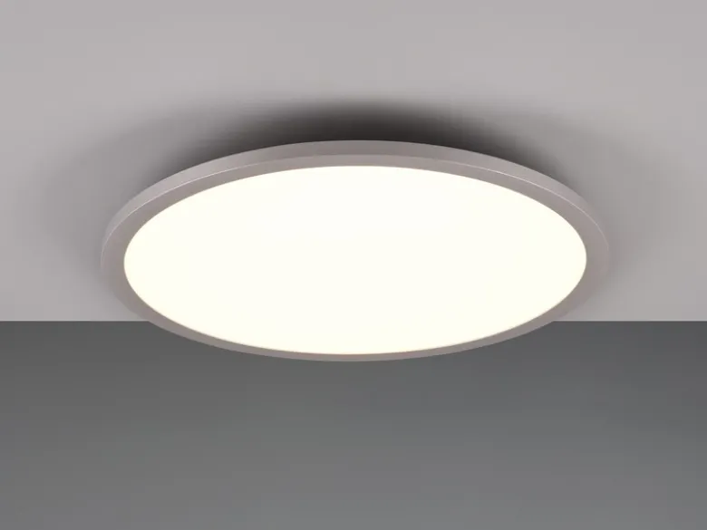 LED Deckenleuchte YUMA flach mit Fernbedienung, 3 Lichtfarben & RGB, Ø 40cm