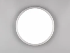 LED Deckenleuchte YUMA flach mit Fernbedienung, 3 Lichtfarben & RGB, Ø 40cm