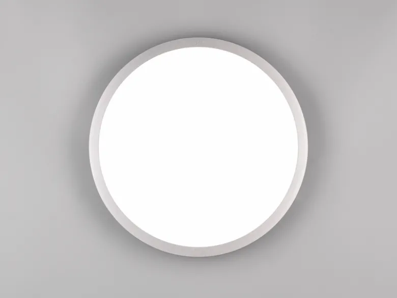 LED Deckenleuchte YUMA flach mit Fernbedienung, 3 Lichtfarben & RGB, Ø 40cm