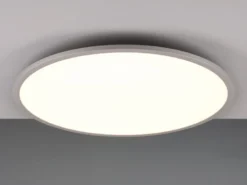 LED Deckenleuchte YUMA flach mit Fernbedienung, 3 Lichtfarben & RGB, Ø 60cm