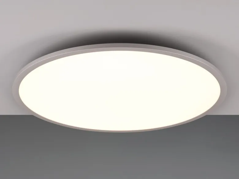 LED Deckenleuchte YUMA flach mit Fernbedienung, 3 Lichtfarben & RGB, Ø 60cm