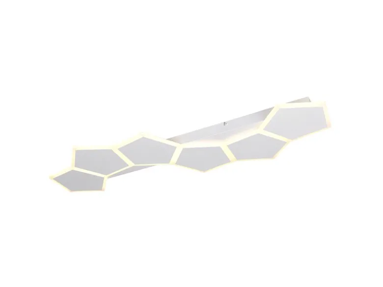 LED Deckenleuchte ZAYA mit Fernbedienung & 3 Lichtfarben, Weiß, Breite 99cm