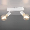 LED Deckenstrahler Balken 2-flammig Weiß dimmbar, Breite 26cm
