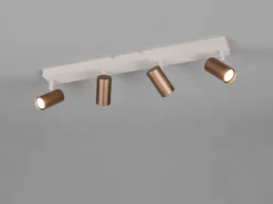 LED Deckenstrahler Coffee / Grau 4-flammig, Breite 56cm