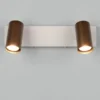 LED Deckenstrahler Coffee / Grau 2-flammig, Breite 26cm