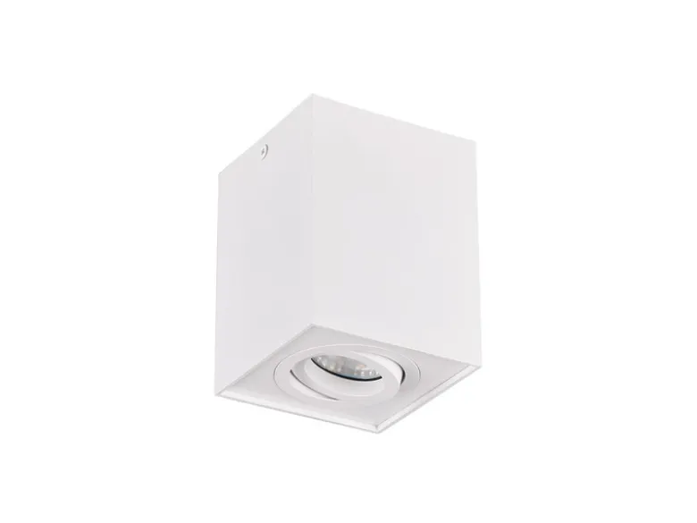 LED Deckenstrahler eckig Weiß, Breite 9,6cm