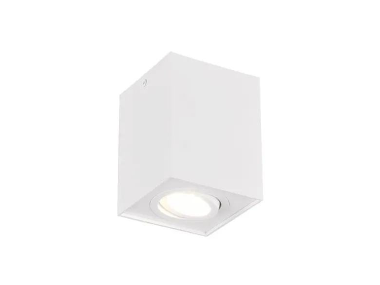 LED Deckenstrahler eckig Weiß, Breite 9,6cm