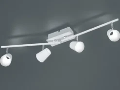LED Deckenstrahler NARCOS 4-flammig Weiß, Breite 81,5cm