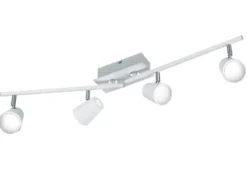 LED Deckenstrahler NARCOS 4-flammig Weiß, Breite 81,5cm