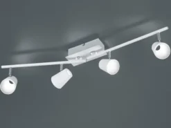 LED Deckenstrahler NARCOS 4-flammig Weiß, Breite 81,5cm