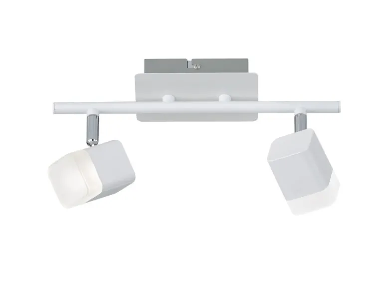 LED Deckenstrahler ROUBAIX 2-flammig Weiß matt, Breite 34cm