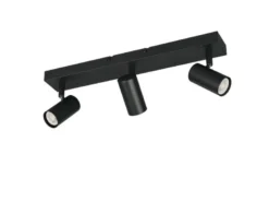 LED Deckenstrahler Schwarz 3-flammig, Breite 41cm