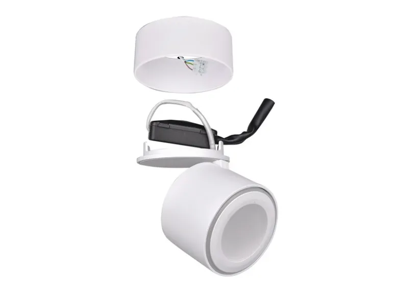 LED Deckenstrahler TAURUS 1-flammig Weiß, Ø 8,7cm