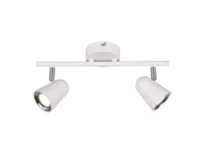 LED Deckenstrahler TOULOUSE Weiß 2-flammig, Breite 34cm