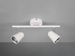 LED Deckenstrahler TOULOUSE Weiß 2-flammig, Breite 34cm