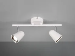LED Deckenstrahler TOULOUSE Weiß 2-flammig, Breite 34cm