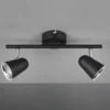 LED Deckenstrahler TOULOUSE Schwarz 2-flammig, Breite 34cm