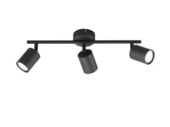 LED Deckenstrahler VANO Schwarz 3-flammig, Breite 42cm
