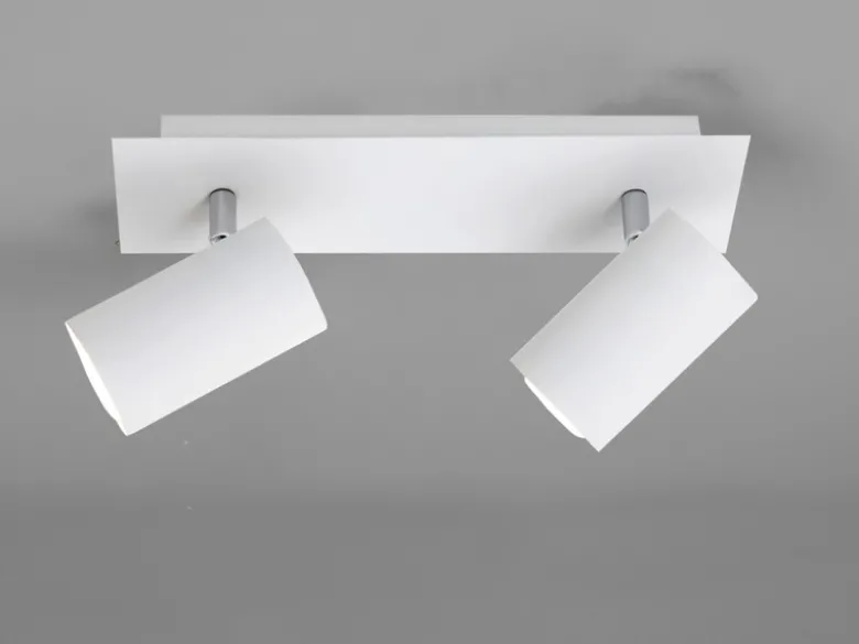 LED Deckenstrahler Weiß 2-flammig, Breite 30cm