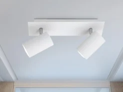 LED Deckenstrahler Weiß 2-flammig, Breite 30cm