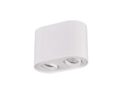 LED Deckenstrahler Weiß 2-flammig Spots schwenkbar, Breite 17cm