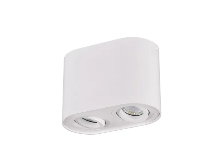 LED Deckenstrahler Weiß 2-flammig Spots schwenkbar, Breite 17cm
