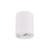 LED Deckenstrahler Weiß mit schwenkbarem Spot, Ø 9,6cm