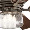 LED Deckenventilator mit Licht & Fernbedienung Feuchtraumgeeignet, Ø 132cm