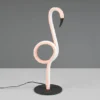 LED Deko Tischlampe INGO Rosa mit Schnurschalter, Höhe 35cm