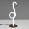 LED Deko Tischlampe INGO Weiß mit Schnurschalter, Höhe 35cm