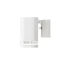 LED Design Außenwandleuchte Downlight aus Aluminium Höhe 13cm, Weiß