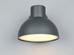 LED Downlight Außenwandleuchte Retro Style Anthrazit, Ø 20cm