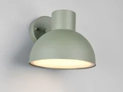 LED Downlight Außenwandleuchte Retro Style Grün, Ø 20cm