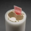 LED Duftkerze mit 6h Timer, flackernd, Ø 9cm, Höhe 18cm, Batteriebetrieb