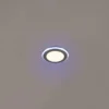 LED Einbaustrahler ARGUS Chrom mit Fernbedienung dimmbar & RGBW, Ø 8cm