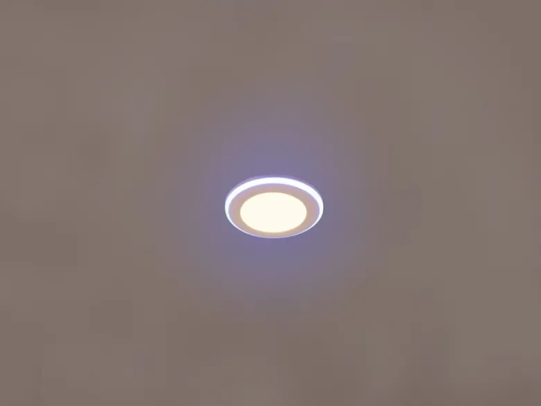 LED Einbaustrahler ARGUS Weiß mit Fernbedienung dimmbar & RGBW, Ø 8cm