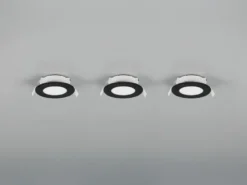 LED Einbaustrahler 6er Set, dimmbar, 2 Lichtfarben für Badezimmer, Ø 8,5cm