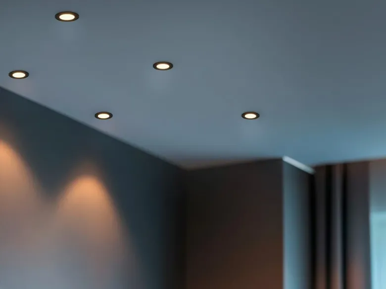 LED Einbaustrahler 6er Set, dimmbar, 2 Lichtfarben für Badezimmer, Ø 8,5cm