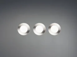 LED Einbaustrahler 6er Set, dimmbar, 2 Lichtfarben für Badezimmer, Ø 8,5cm