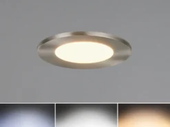 LED Einbaustrahler 6er Set, dimmbar, 2 Lichtfarben für Badezimmer, Ø 8,5cm
