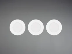 LED Einbaustrahler 6er Set, dimmbar, 2 Lichtfarben für Badezimmer, Ø 8,5cm