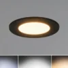 LED Einbaustrahler HIMAL 3er Set, dimmbar, 2 Lichtfarben für Badezimmer, Ø 8,5cm
