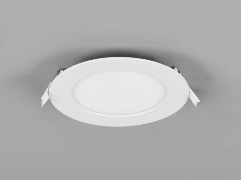 LED Einbaustrahler KIBO 230V mit 3 Lichtfarben inklusive Tageslichtweiß, Ø 12cm