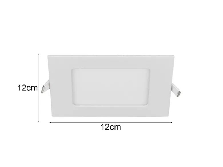 LED Einbaustrahler KIBO 230V mit 3 Lichtfarben inklusive Tageslichtweiß, B: 12cm