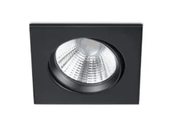 LED Einbaustrahler PAMIR eckig schwenkbar dimmbar Schwarz 5,5W Deckenbeleuchtung
